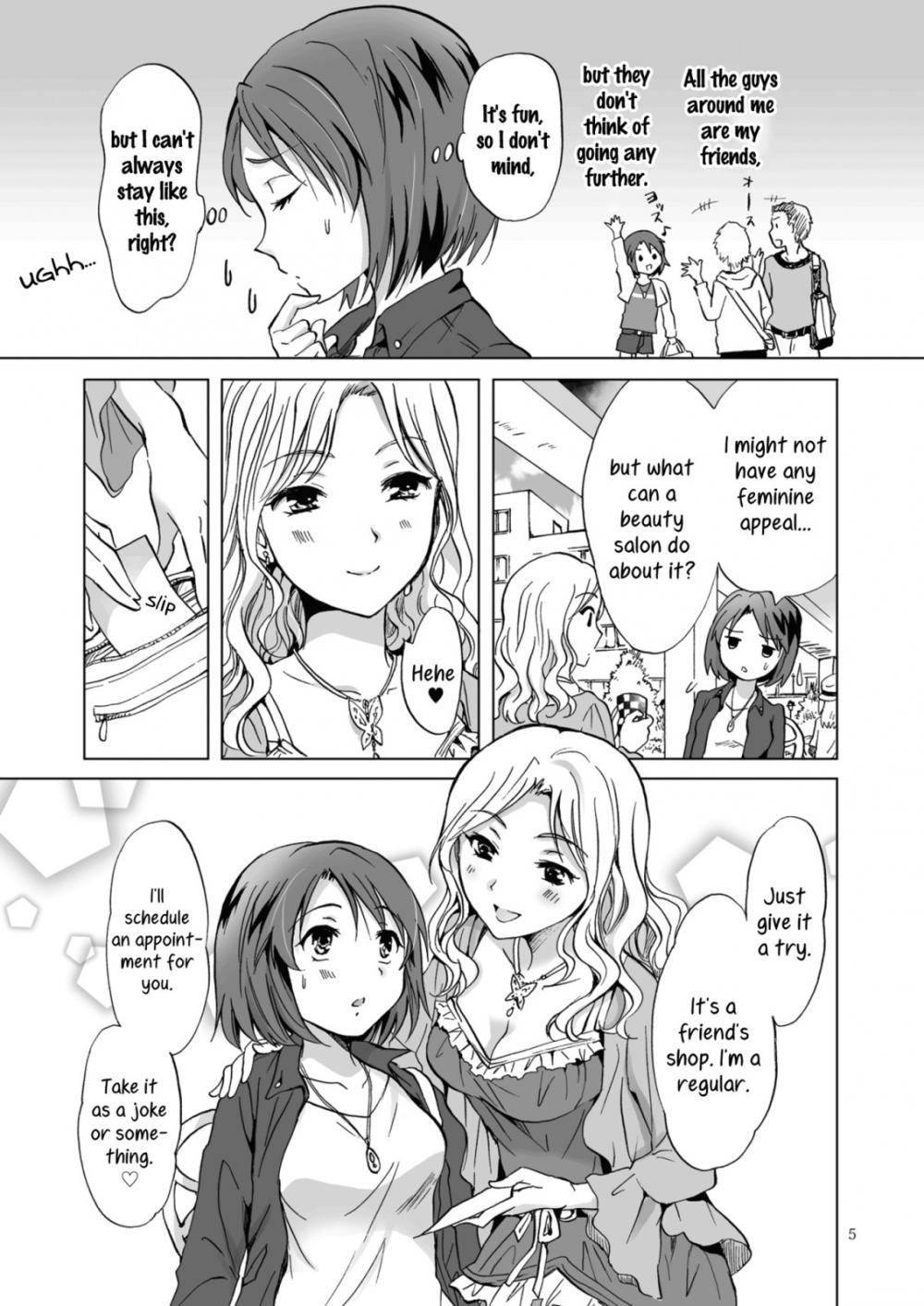 Hentai Manga Comic-Secret Yuri Salon-Read-4